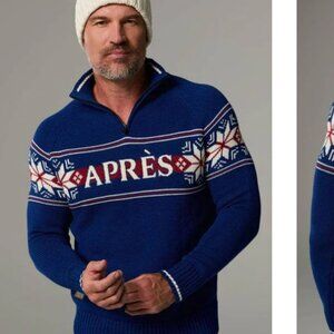 Peroni X Alp N Rock Fairisle Zip Sweater | Peroni Dark Blue